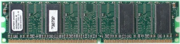 Memory ebd25uc8akfa-6b pc2700u-2533-0-b1 256mb 184p - Image 1 of 1