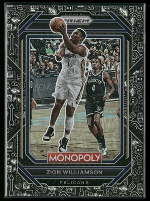 2022-23 Panini Prizm Monopoly #55 Zion Williamson Monopoly Black Classic Icons - Image 1 of 2