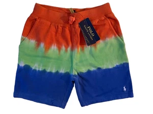 Polo Ralph Lauren Voyager Tie Dye Youth Boys Fleece Shorts Size S (8) MSRP$59.50 - Picture 1 of 3
