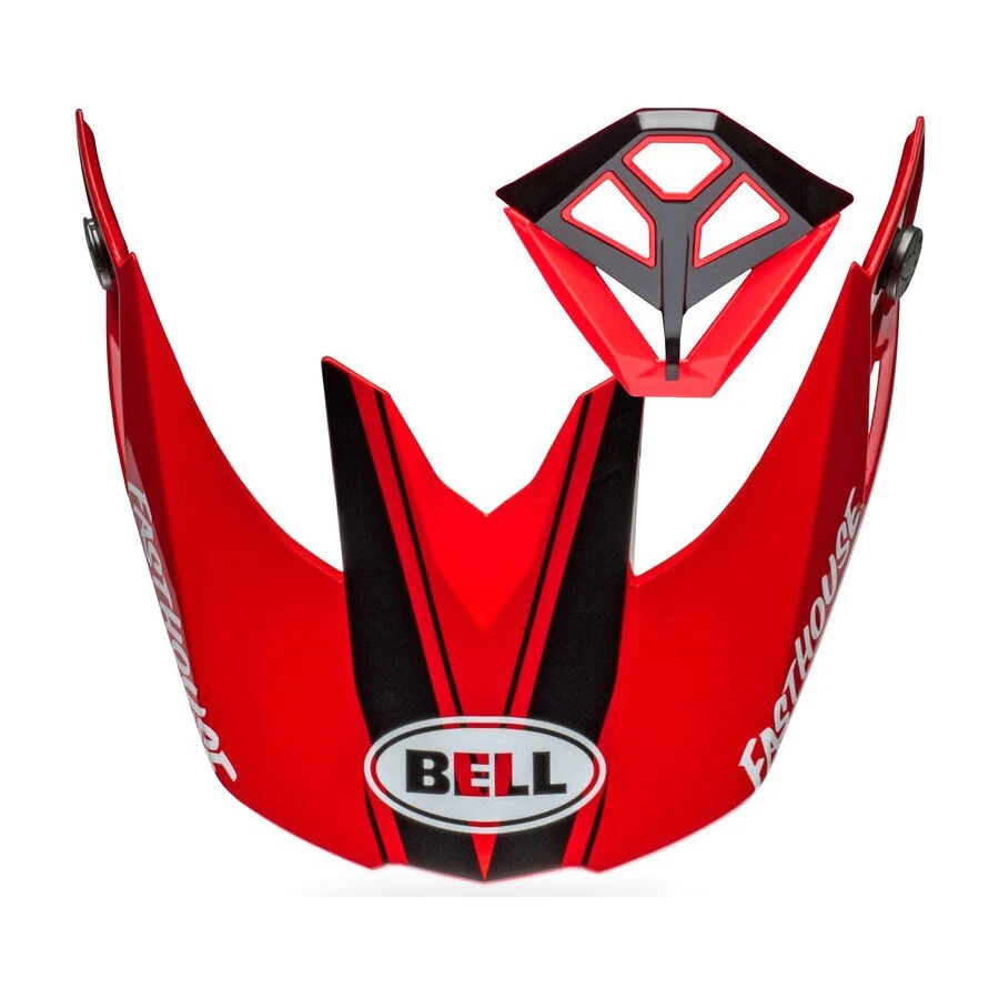 Kit de visera/boquilla Bell Moto-10 - 2024 Fasthouse DITD - rojo/dorado Foto 1 de 1