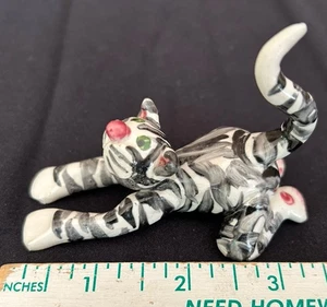 Keramik Katzenfigur - Bild 1 von 2