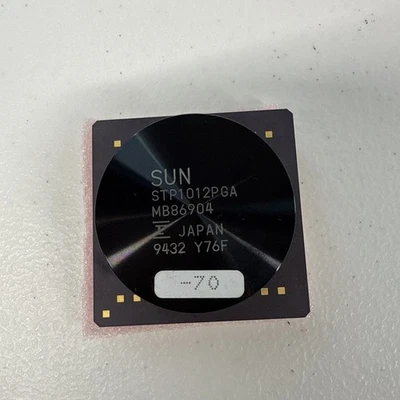 MicroSPARC STP1012PGA MB86904 SUN vintage CPU DORADO 9432 Y76F -70 Foto 1 de 2