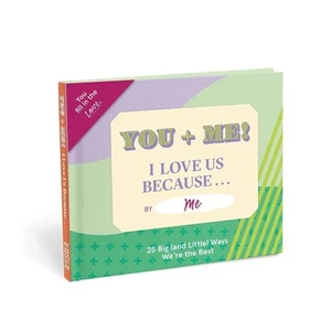 Knock Knock You + Me, I Love Us Because Book Fill in the Love Book &... - Foto 1 di 4