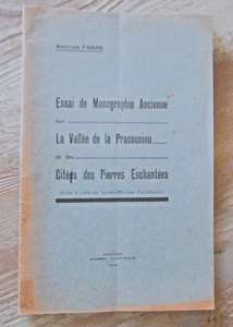 VAR - Essay of Ancient Monograph on the Pracouniou Valley - FABRE - Picture 1 of 1