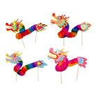 Chiński taniec smoka Zrób to sam Ręcznie robiony pakiet materiałów Dzieci Zabawka edukacyjna