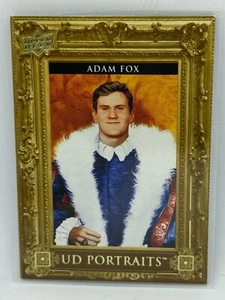 Adam Fox UD Portraits insert 2023-24 Upper Deck Series 1 Hockey No. P-11 - Picture 1 of 2