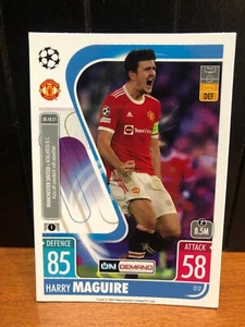 CARD TOPPS MATCH ATTAX CHAMPIONS LEAGUE 2021/22 ON DEMAND 012 MAGUIRE MANCHESTER - Bild 1 von 2