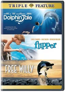 Dolphin Tale + Flipper + Free Willy (Chuck Connors Morgan Freeman) Region 4 DVD - Picture 1 of 1