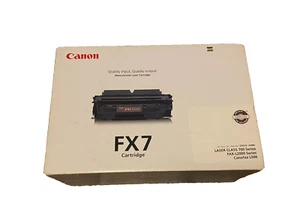 GENUINE CANON FX7 BLACK TONER CARTRIDGE FOR CLASS 700 LASER, FAX-L2000. L500 - Picture 1 of 1