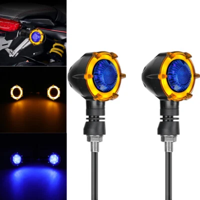 Motorcycle Bullet Turn Signals LED for Kawasaki Vulcan 1500 VN1500E Classic - Image 1 of 4