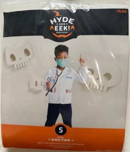 Halloween Doctor Costume Boy Girl 3 pc Shirt, Stethoscope, Mask Small Sz 4-7 NWT - Picture 1 of 1
