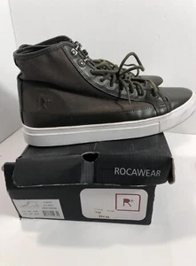 Rocawear Men’s High Top Fly Roc Masters Of The Craft Army Green Sneakers Sz 9.5 - Picture 1 of 8