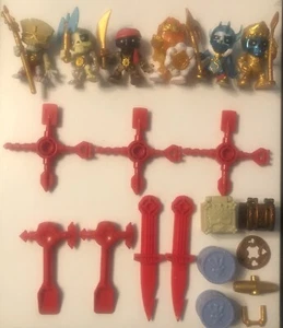 Treasue X Mixed Figure and Accessories Lot Red Tools with Weapons - Picture 1 of 13