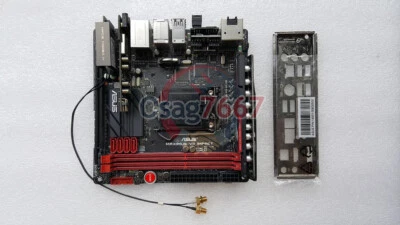 ONE ASUS STCOM Z87 MAXIMUS VII IMPACT Socket MotherBoard - Image 1 of 3