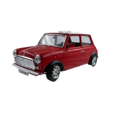 Modellino Auto BBurago 1/16 Mini Cooper Red/White - Immagine 1 di 4