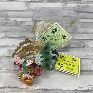 Silvestri Karen Rossi Fanciful Flights Born To Shop Christmas Mobile Ornament - Picture 1 of 4