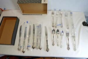 International Deepsilver ORLEANS 1964 Silver Plate 17 Pieces Lot Flatware - Picture 1 of 8