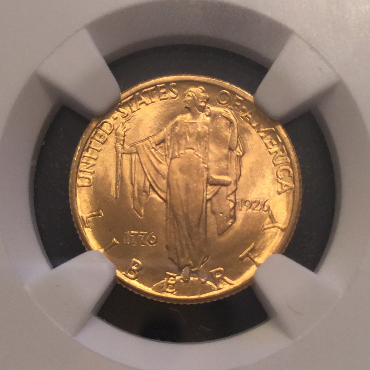 ピザスター 金 Philadelphia $2.50 1926 Year US Gold Commemorative Coins