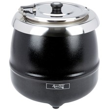 Avantco S30 11 Qt. Black Electric Countertop Soup Kettle Warmer - 120 - 177S30