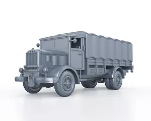 WWII ITALIAN - LANCIA 3 RO TRUCK - 1/56 1/72 1/87 1/100 3D PRINTED - Imagen 1 de 4