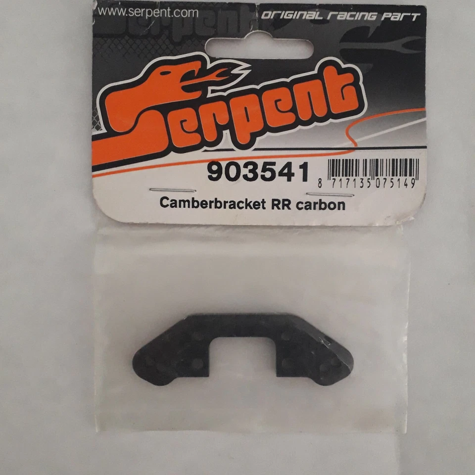 Serpent 903541 supporto tiranti camber posteriore in carbonio 977 modellismo - Immagine 1 di 1