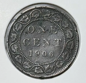 1906 A Kanada One Cent Große 1 - Bild 1 von 2