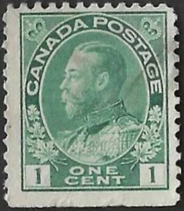 🍁Canada #104a "King George V" Fine Used 1911 Admiral Issue (C) - Picture 1 of 2