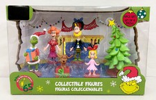 New Dr Seuss How The Grinch Stole Christmas 6 Pc Collectible Figure Set 65 Anniv