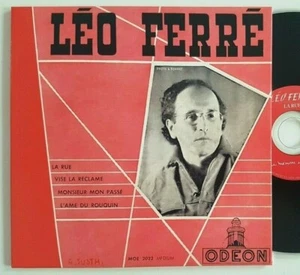 pour la 1ère fois en CD : LEO FERRE 1955 "LA RUE + LE FLEUVE AUX AMANTS (EP)" - Picture 1 of 3