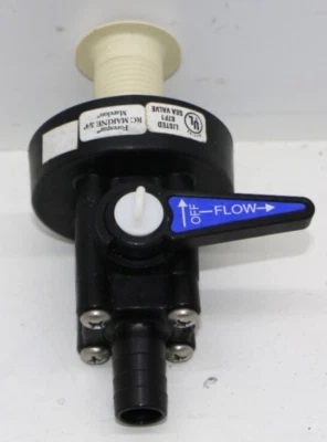 Válvula Forespar Marelon Seacock RC Marina 3/4" con casco de setas Foto 1 de 4