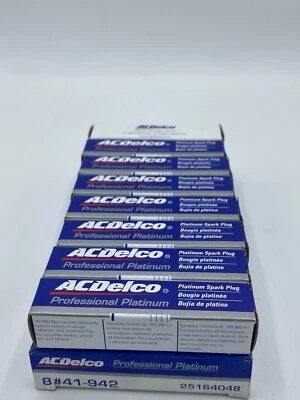 ACDelco 41-942 Set of 8 93 94 95 Camaro Firebird 5.7L OEM PLUGS 25164048 - Image 1 of 4