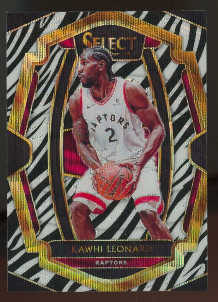 2018 Panini Select Zebra Prizm Premier #175 Kawhi Leonard SP Case Hit