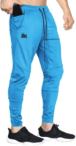 Mens Lightweight Gym Jogger Pants,Men'S Workout Sweatpants with Zip Pocket - Picture 1 of 12