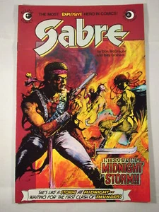 Sabre #6 Of 14 - US Comic Englisch 80's - Eclipse - Bild 1 von 1