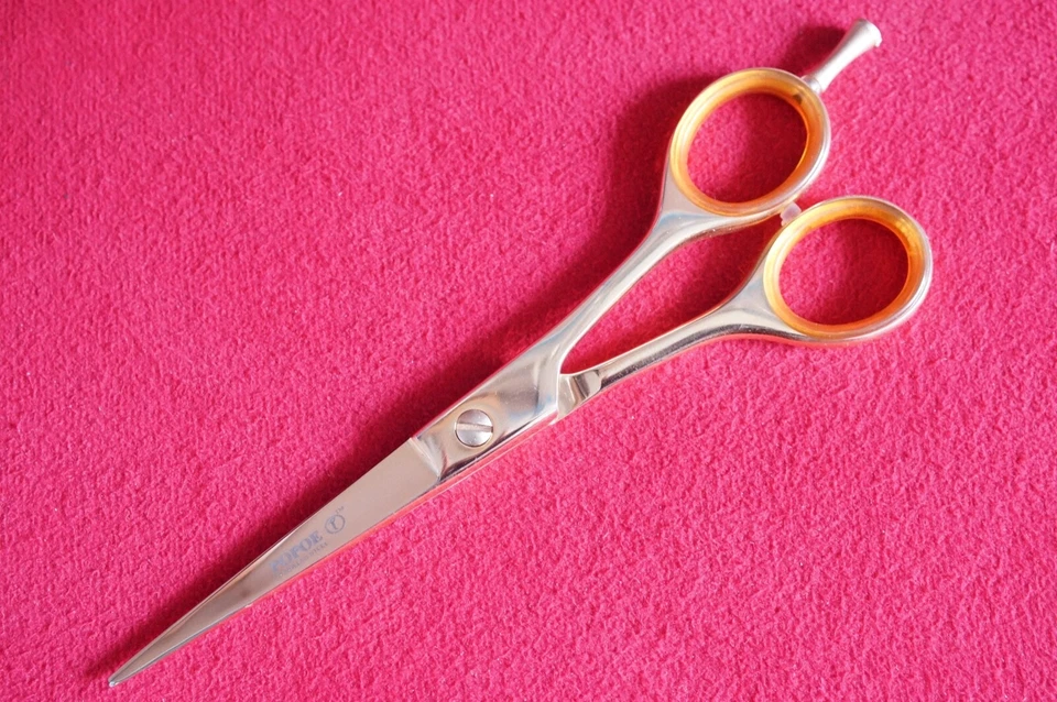 POPOE PROFESSIONAL Dog Grooming Shears Scissors 6" gold ... jap steel razor edge - Image 1 of 1