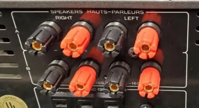 Compatible Sansui AU-719 Amplificador Integrado Altavoz Terminal Banana Plug Conversión Foto 1 de 4