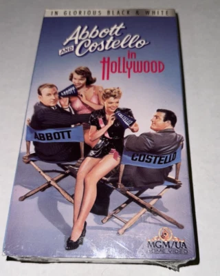 NEW ABBOTT & COSTELLO IN HOLLYWOOD VHS MOVIE VIDEO SEALED IN PLASTIC MGM UA - Image 1 of 3