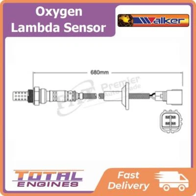 Walker Oxygen Lambda Sensor fits Toyota Prius NHW20R 1.5L 4Cyl 57kW 1NZ-FXE - Image 1 of 2