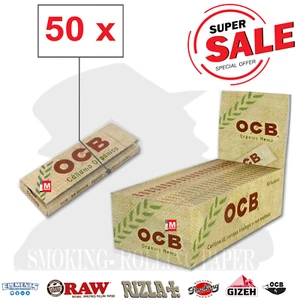 Cartine OCB Organic Hemp Corte – 50 Libretti in Canapa Biologica Slim - Zdjęcie 1 z 3
