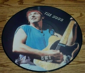 BRUCE SPRINGSTEEN LIMITED EDITION PICTURE DISC WITH ORIGINAL COVER 1987!! - Picture 1 of 4