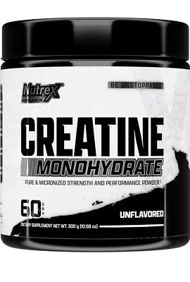 Nutrex Creatina Monohidrato Puro y Micronizado Fuerza Rendimiento Polvo 300g Foto 1 de 3