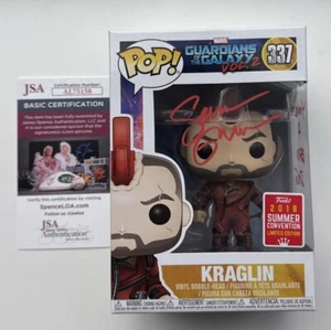 Kraglin Funko 337 Signed Sean Gunn With Quote - Ships In Hard Protector! - Picture 1 of 7