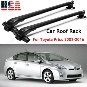 Car Roof Rack Cross Bar Top Luggage Rack Carrier 2Pcs For Toyota Prius 2002-2020 - Picture 1 of 11