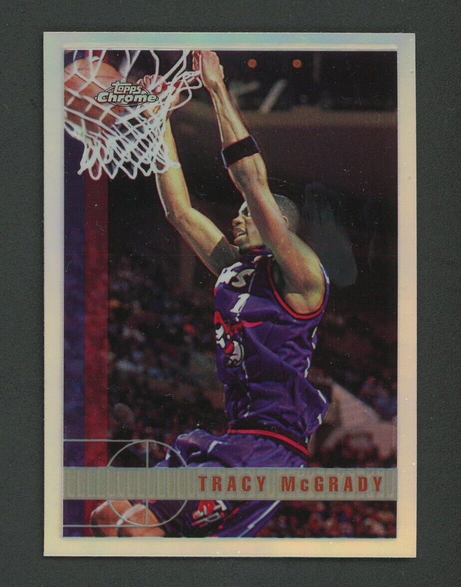 1997-98 Topps Chrome Refractor #125 Tracy McGrady HOF RC Rookie Raptors