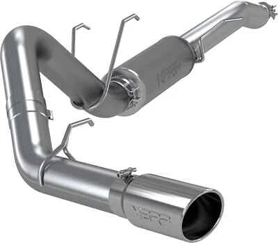 MBRP S5247AL 4" Resonator Back Exhaust for 17-24 Ford F250/F350 6.2/6.8/7.3L GAS - Image 1 of 4
