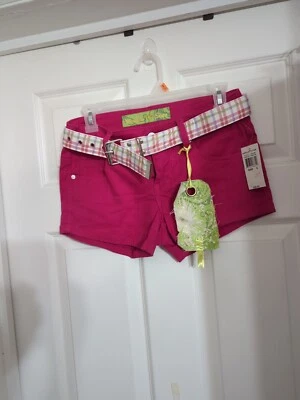 Pantalones Cortos Vanilla Star Junior Niñas Talla 5 Rosa Fushia Algodón y Lino Nuevos con Etiquetas Foto 1 de 4
