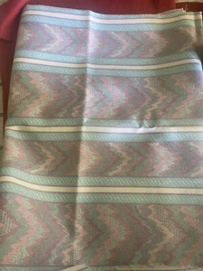 Southwestern gedeckter Stoff türkis Lavendel & rosa indisches Design ~ 1 1/4 Yd x 31 Zoll - Bild 1 von 1