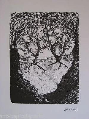 MARAIS JEAN LITHOGRAPHIE SIGNÉE DANS LA PLANCHE LITHOGRAPH SIGNED IN THE PLATE - Photo 1/3