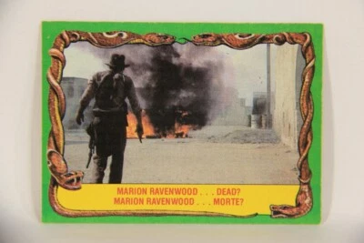 Raiders Of The Lost Ark 1981 Card #39 Marion Ravenwood Dead FR-ENG OPC L017965 - Image 1 of 2
