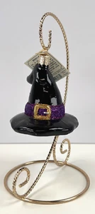 Alte Welt Weihnachten Hexenhut Ornament 2015 - Glas Halloween Neu mit Etikett - Bild 1 von 15